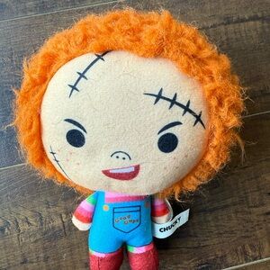 Playful Character Plush with Orange Hair
